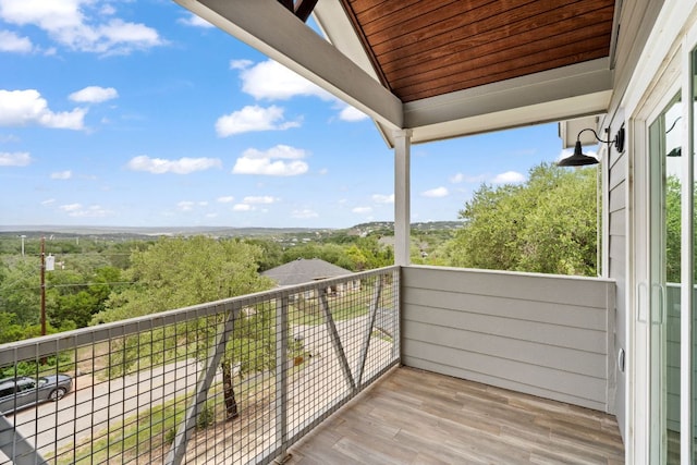 503 Alva Dr, Spicewood, TX 78669 - balcony with a forest view
