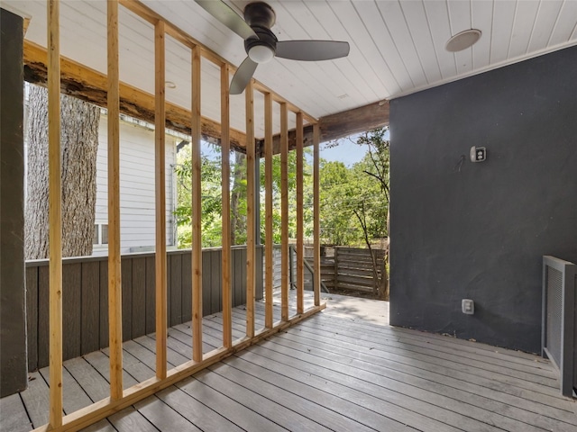 1605 Garden St, Austin, TX 78702 - view of unfurnished sunroom