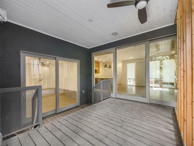 1605 Garden St, Austin, TX 78702 - view of unfurnished sunroom