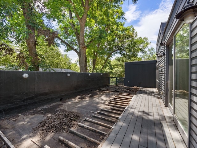 1605 Garden St, Austin, TX 78702 - view of wooden terrace