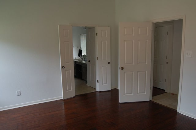 4216 Veiled Falls Dr, Pflugerville, TX 78660 - unfurnished room featuring dark wood finished floors and baseboards