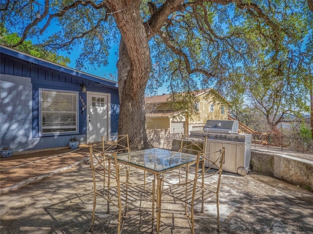 3908 Boat Dock Rd, Lago Vista, TX 78645 - view of patio / terrace with grilling area and outdoor dining area