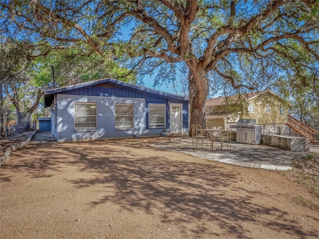 3908 Boat Dock Rd, Lago Vista, TX 78645 - view of front of house featuring a patio area