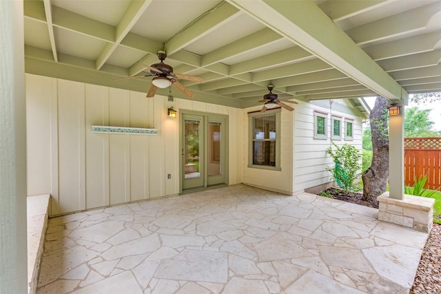 13604 Caldwell Dr Unit 72, Austin, TX 78750 - view of patio with a ceiling fan