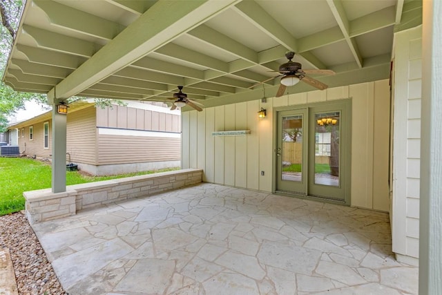 13604 Caldwell Dr Unit 72, Austin, TX 78750 - view of patio featuring ceiling fan