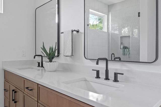 6406 Cannonleague Dr Unit 2, Austin, TX 78745 - bathroom featuring double vanity