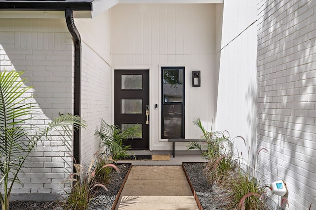 2709 Jorwoods Dr, Austin, TX 78745 - view of exterior entry featuring brick siding