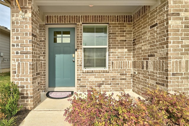 3032 Maryanne Ln, Pflugerville, TX 78660 - doorway to property featuring brick siding