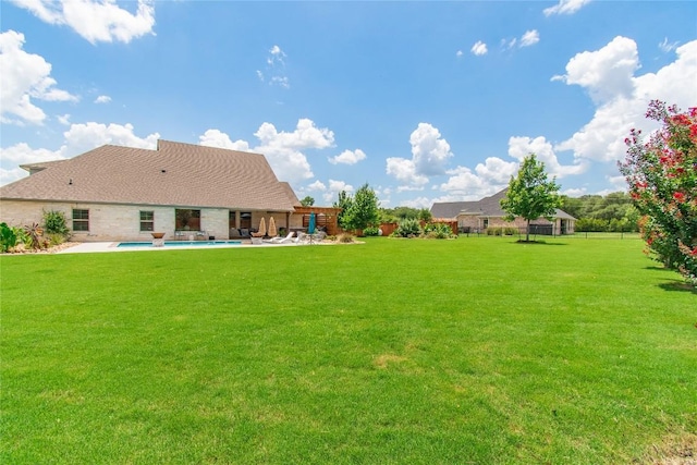 2050 Chalk Mill Xing, Salado, TX 76571 - view of yard with an outdoor pool and a patio area