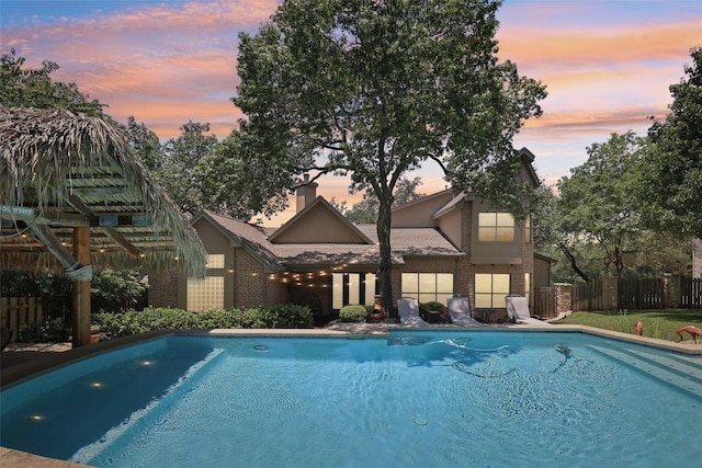 128 Squires Dr, Lakeway, TX 78734 - view of swimming pool