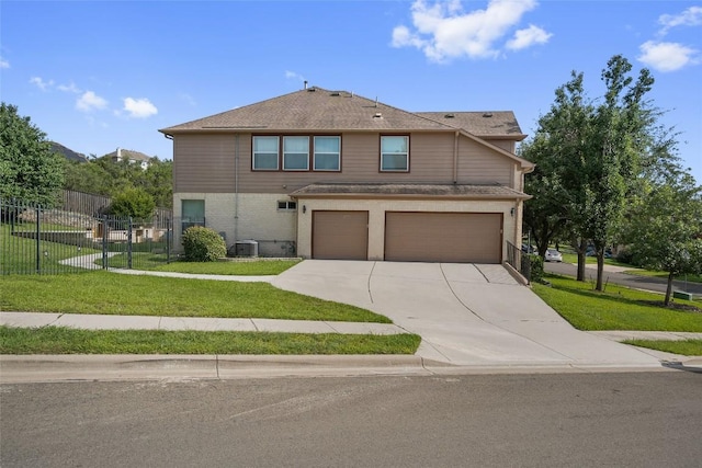 7601 Crackling Creek Dr, Austin, TX 78736 - view of front of home with an attached garage, driveway, and brick siding