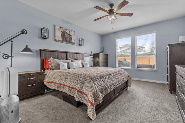 7104 Brick Slope Path, Austin, TX 78744 - carpeted bedroom featuring baseboards and a ceiling fan