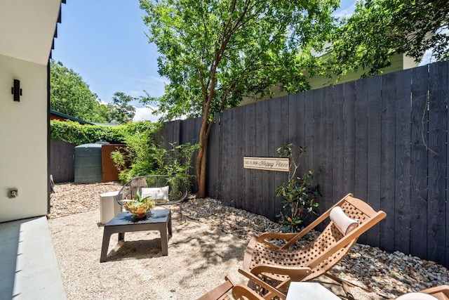 2309 E 5th St, Austin, TX 78702 - fenced backyard featuring a patio