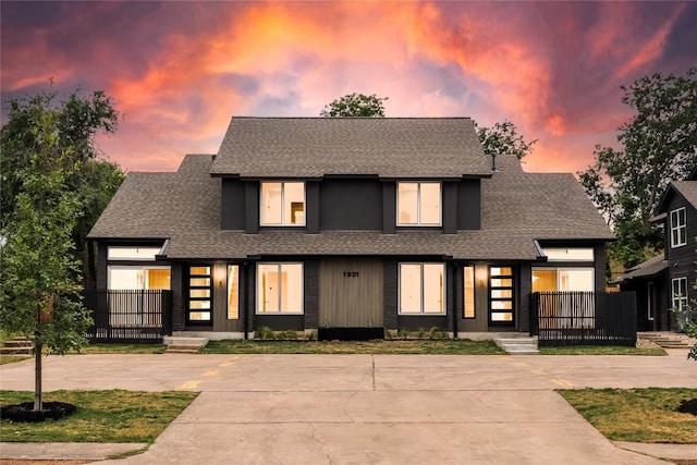 1908 Albury Cv Unit B, Austin, TX 78758 - modern farmhouse style home featuring a shingled roof