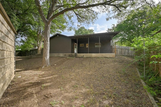 4800 Lansing Dr, Austin, TX 78745 - back of house with a fenced backyard