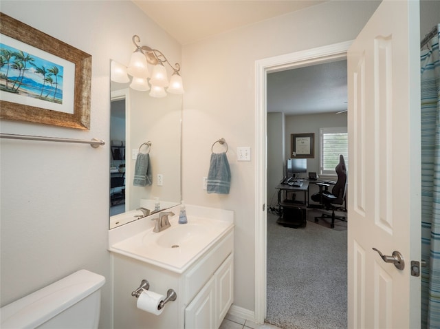 401 Kimra Cv, Georgetown, TX 78628 - half bathroom with toilet and vanity