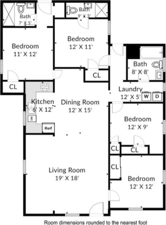 1200 Walnut Ave, Austin, TX 78702 - view of home floor plan