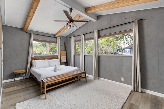 4911 Brighton Rd, Austin, TX 78745 - bedroom featuring wood finished floors and a ceiling fan