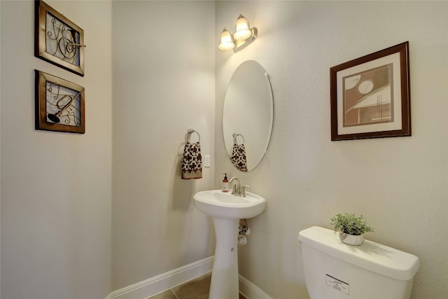 578 Ledge Stone Dr, Austin, TX 78737 - bathroom with toilet and baseboards