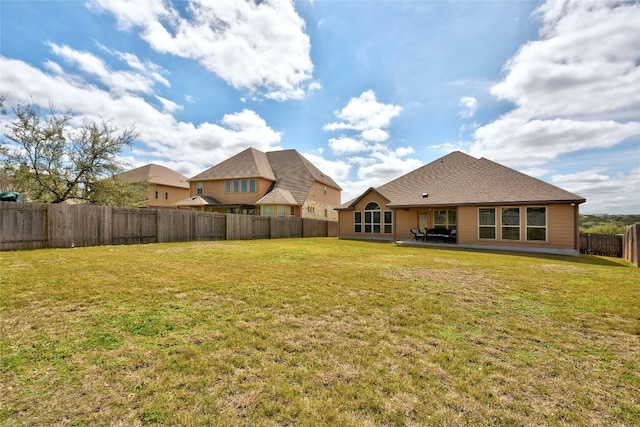 578 Ledge Stone Dr, Austin, TX 78737 - back of house featuring a fenced backyard
