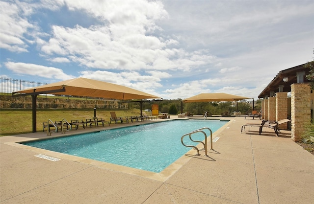 578 Ledge Stone Dr, Austin, TX 78737 - community pool featuring a patio area