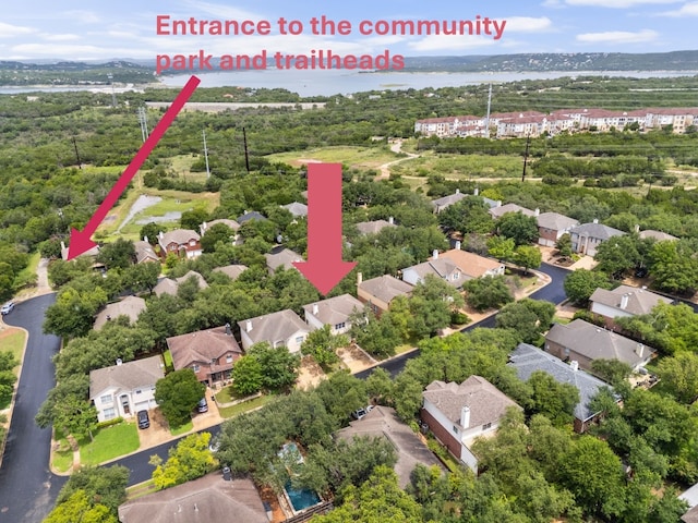 4112 Seldalia Trl, Austin, TX 78732 - aerial perspective of suburban area