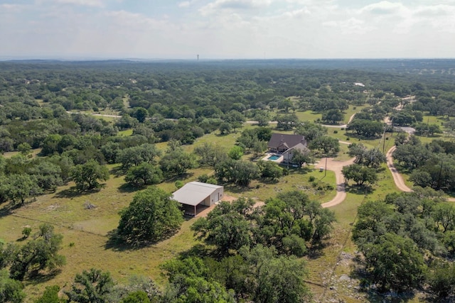 1050 Twisted Oak Dr, Horseshoe Bay, TX 78657 - drone / aerial view of a heavily wooded area