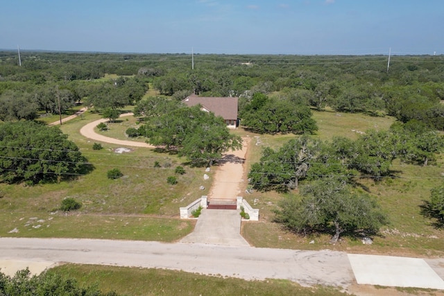 1050 Twisted Oak Dr, Horseshoe Bay, TX 78657 - bird's eye view of a heavily wooded area