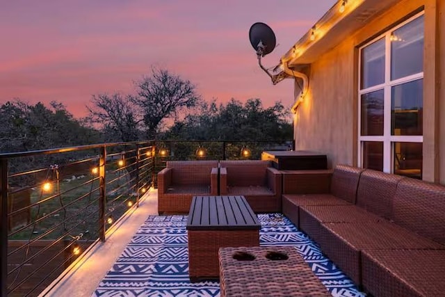 17708 Cherry Ln, Lago Vista, TX 78645 - wooden deck with an outdoor hangout area
