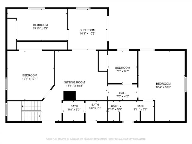 17708 Cherry Ln, Lago Vista, TX 78645 - view of room layout