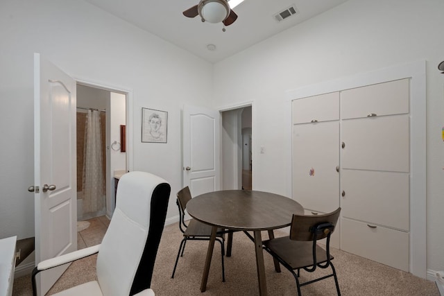 15800 Tetons Ct, Bee Cave, TX 78738 - dining area with ceiling fan