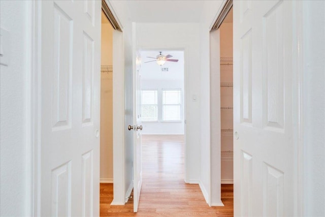 911 Bogart Rd, Cedar Park, TX 78613 - corridor featuring light wood finished floors and baseboards