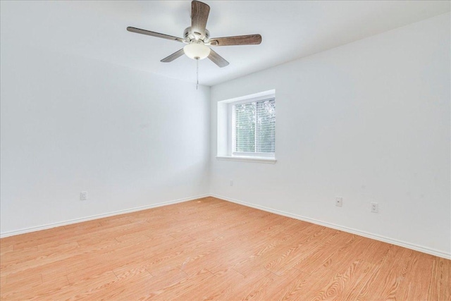 911 Bogart Rd, Cedar Park, TX 78613 - unfurnished room featuring light wood-style flooring and a ceiling fan