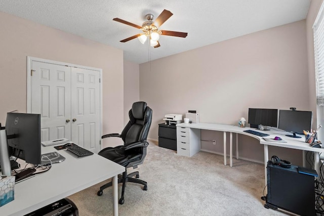 16907 Cranston Dr, Round Rock, TX 78664 - office space with ceiling fan and light carpet