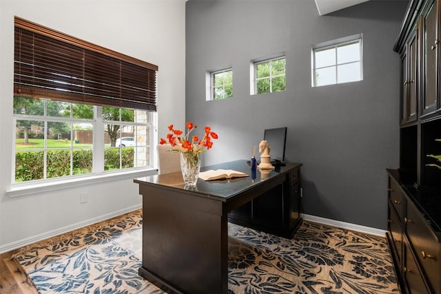 4539 Miraval Loop, Round Rock, TX 78665 - office space featuring healthy amount of natural light and a towering ceiling