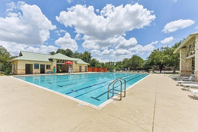 1224 Fall Creek Loop, Cedar Park, TX 78613 - community pool with a patio area