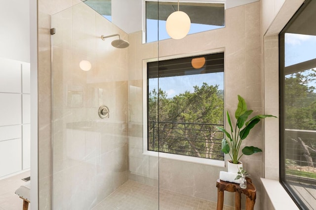 701 Terrace Mountain Dr, West Lake Hills, TX 78746 - bathroom featuring a walk in shower