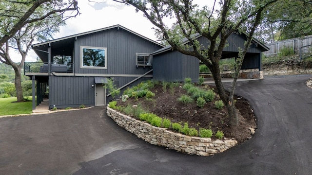 701 Terrace Mountain Dr, West Lake Hills, TX 78746 - view of front of home with driveway and stairway
