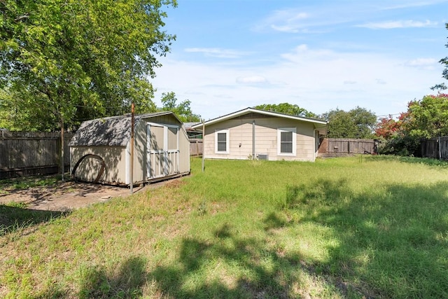 7923 Brockman St, Austin, TX 78757 - fenced backyard featuring a shed