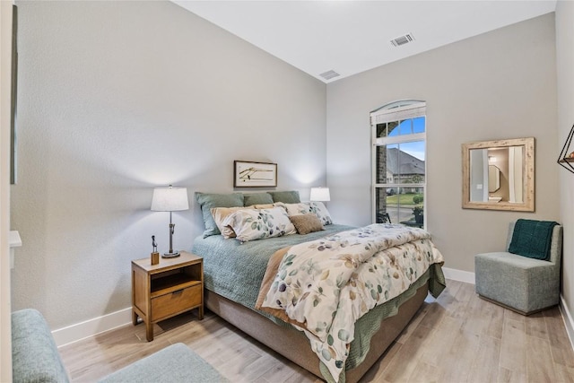 4644 Arques Ave, Round Rock, TX 78681 - bedroom with light wood finished floors