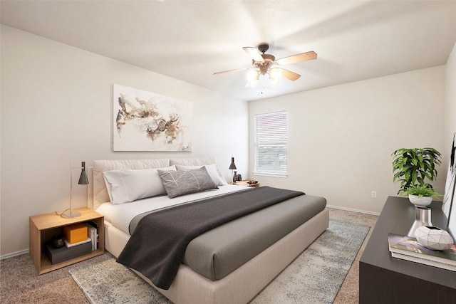 36 White Magnolia Cir, Austin, TX 78734 - bedroom featuring light colored carpet and ceiling fan