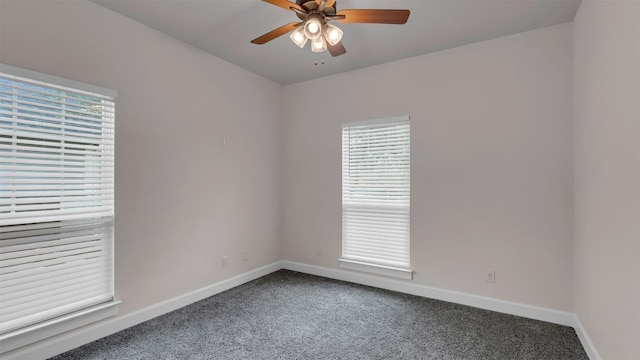 208 Rachel Loop, Burnet, TX 78611 - carpeted empty room featuring healthy amount of natural light and ceiling fan