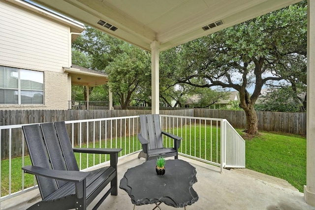 10421 Beard Ave, Austin, TX 78748 - fenced backyard with a patio area
