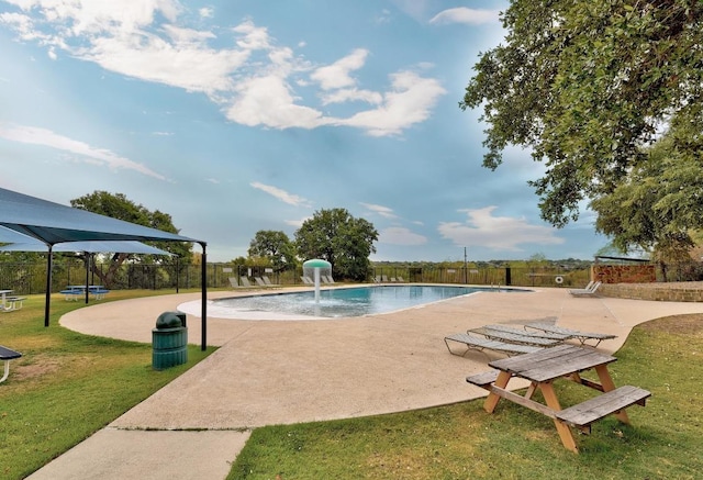 10421 Beard Ave, Austin, TX 78748 - view of pool with a patio
