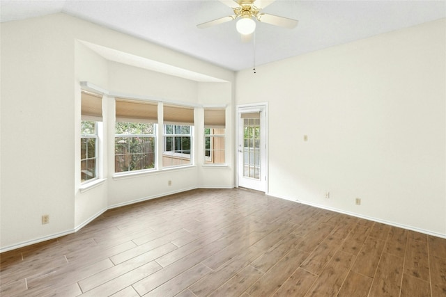 1212 Dove Cir, Cedar Park, TX 78613 - spare room featuring wood finished floors and ceiling fan