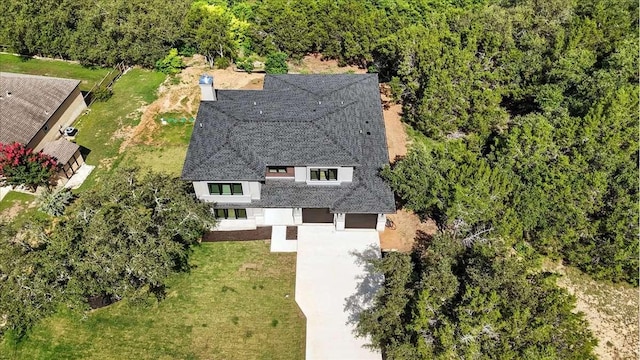 512 Cowal Dr S, Spicewood, TX 78669 - view from above of property