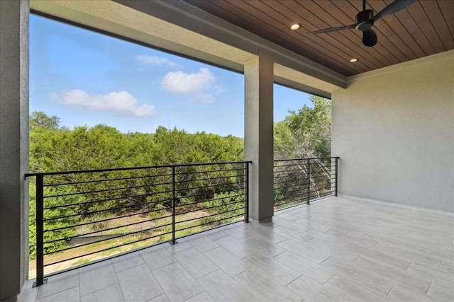 512 Cowal Dr S, Spicewood, TX 78669 - balcony featuring ceiling fan