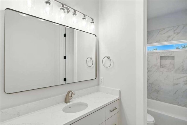 512 Cowal Dr S, Spicewood, TX 78669 - full bathroom with vanity and bathtub / shower combination