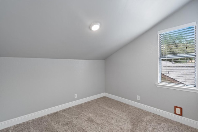 1707 Creek Bend Cir, Round Rock, TX 78681 - additional living space with vaulted ceiling and carpet floors