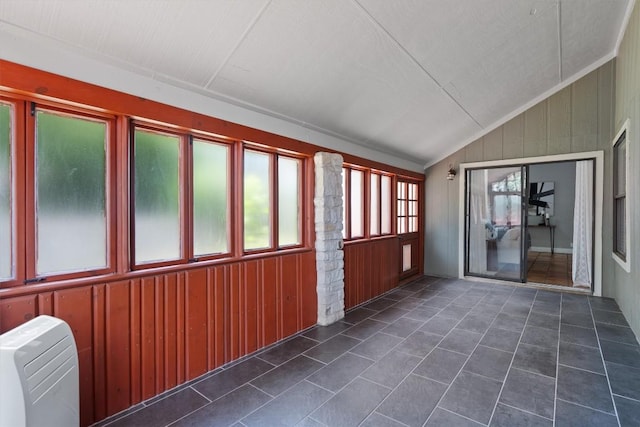 1707 Creek Bend Cir, Round Rock, TX 78681 - unfurnished sunroom featuring vaulted ceiling